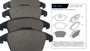 Imagen de JUEGO PASTILLAS CERAMICA CITROEN C5 08. . . PEUGEOT 508
